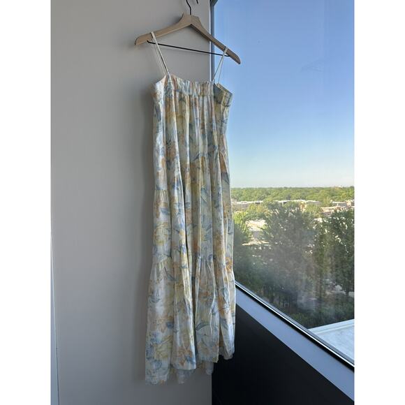 Abercrombie & Fitch Dresses & Skirts - Abercrombie & Fitch M Ruffle Floral Maxi Dress FairyCore Cottage Preppy Girly